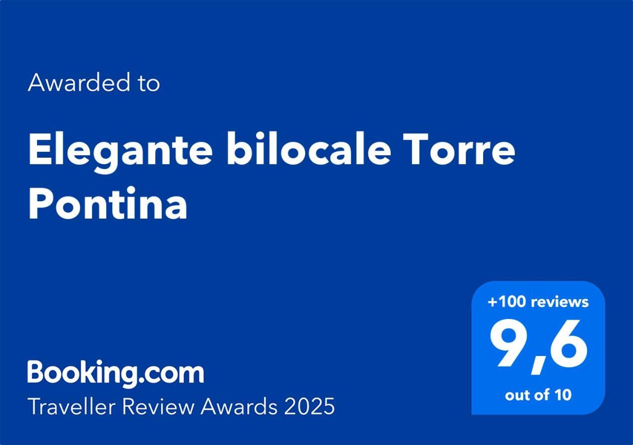 Elegante Bilocale Torre Pontina Lägenhet Latina Exteriör bild